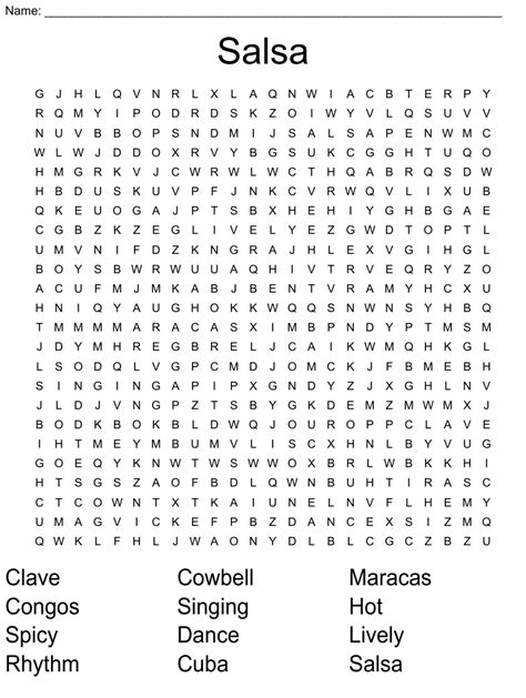 The Crossword Solver found 30 answers to "mexican salsa", 4 letters crossword clue. The Crossword Solver finds answers to classic crosswords and cryptic crossword puzzles. Enter the length or pattern for better results. Click the answer to find similar crossword clues . Enter a Crossword Clue.